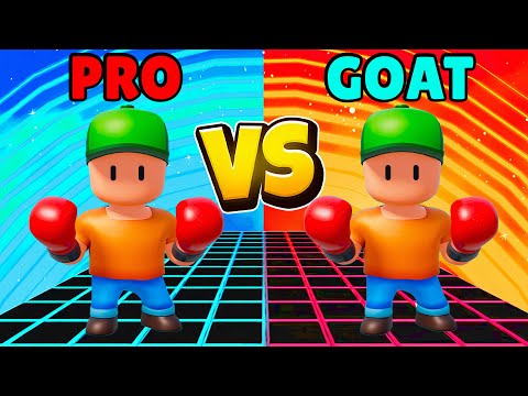 PRO vs GOAT in Stumble Guys!