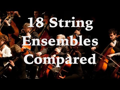 18 String Ensemble Patch  Comparision - String libraries compared