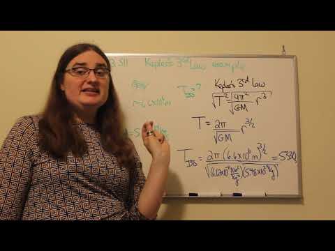 Orbital Period of the ISS in Low Orbit