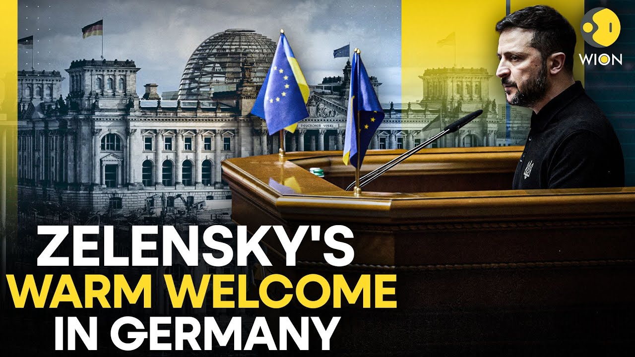 Zelensky In Germany LIVE: Ukrainian President Zelensky Welcomed In German Parliament |  WION