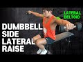 Seated dumbbell lateral raise | How to Shoulder workout / 덤벨 사이드 레터럴 레이즈 | 어깨 측면삼각근 운동