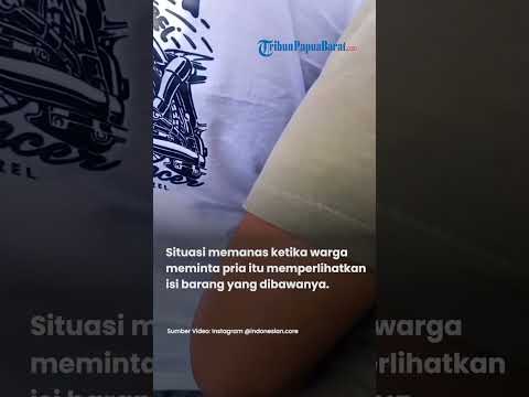 Kakek Diduga Kurir Narkoba Diamankan Warga, Isi Bawaannya Bikin Kaget!