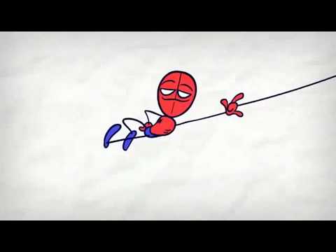 Pencilon as a Spiderman