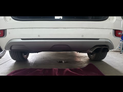 2021 Palisade rear bumper skid plate installation