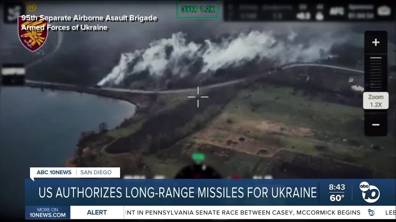 US authorizes long-range missiles for Ukraine