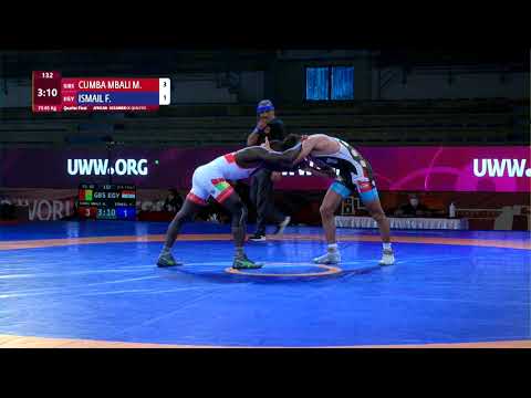 1/4 FS - 65 kg: M. CUMBA MBALI (GBS) v. F. ISMAIL (EGY)