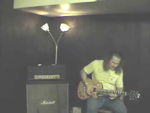 David Bray playing a Bray 4550 plexi amplifier w/ tube rectifier, higher gain settings