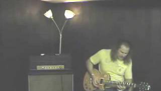 David Bray playing a Bray 4550 plexi amplifier w/ tube rectifier, higher gain settings