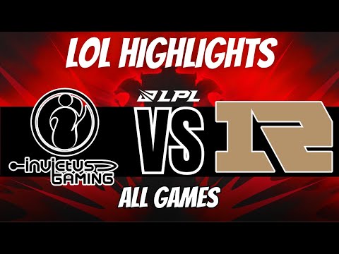 IG vs RNG - Highlights -  ALL GAMES | LPL Summer 2023