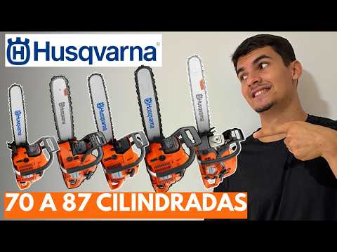 Qual melhor Motosserra HUSQVARNA (70 a 87cc) Para Comprar em 2026? Husqvarna 372, 272, 281, 585, 288