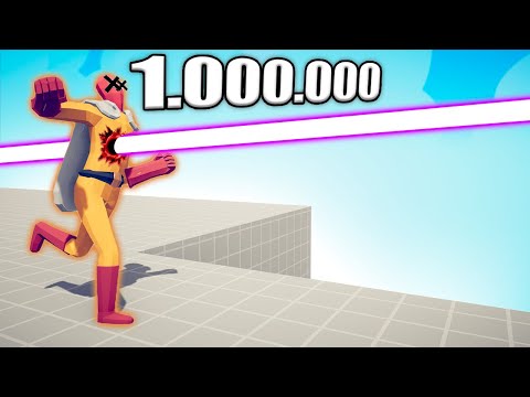 1.000.000 DAMAGE LASER GUN vs UNITS - TABS | Totally Accurate Battle Simulator 2023