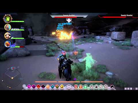 How to kill the Sandy Howler with commentary Hissing Wastes Dragon Age Inquisition