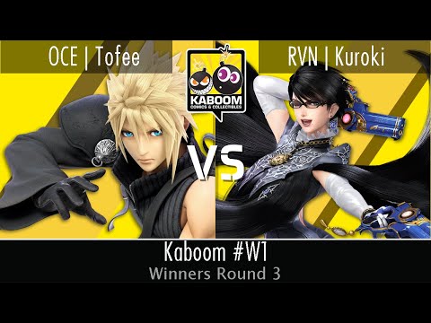 RVN | Kuroki (Bayonetta) vs OCE | Tofee (Cloud/Lucina) - WR3 - Kaboom Weslaco #1