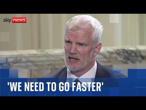 Armed forces minister says defence spending needs to 'go faster' in the UK