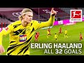 Erling Haaland - 32 Goals In Only 34 Matches