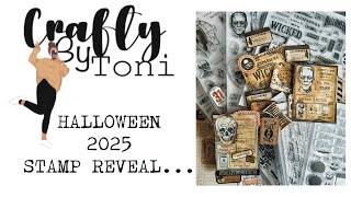 **NEW STAMP RELEASE**…HALLOWEEN 2025… #craftwithme #halloween2025 #junkjournalideas