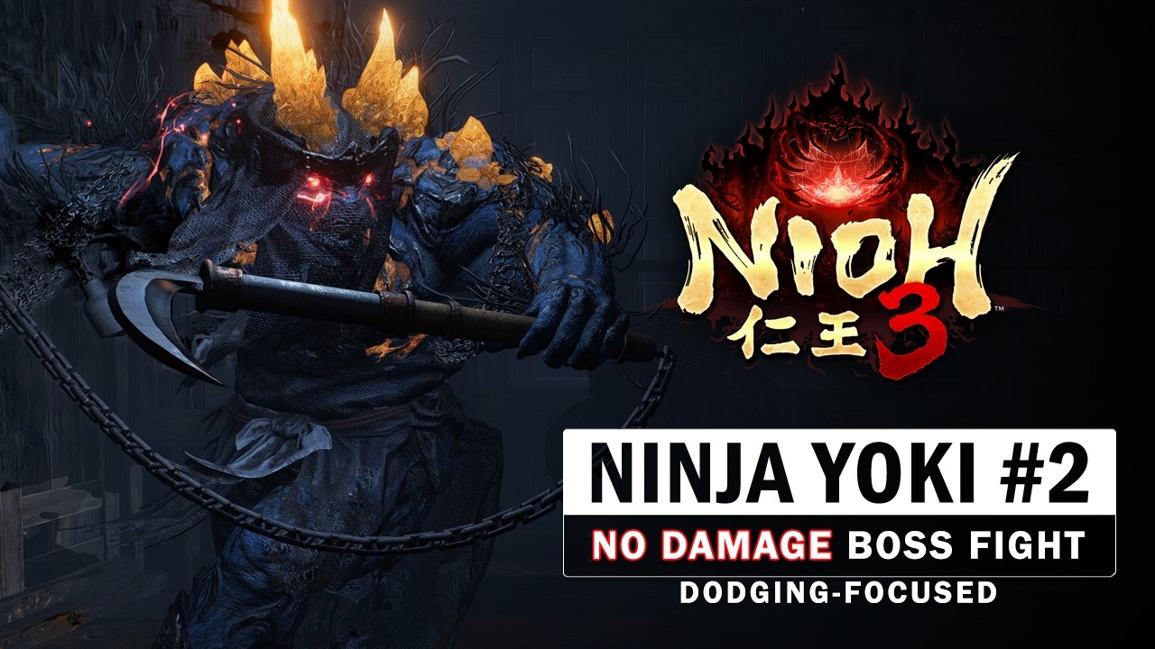 Nioh 3 - Ninja Yoki #2 Boss Fight (No Damage)
