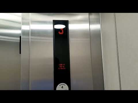 Anti-Scenic KONE Traction Elevator @ Olen Pointe Brea Garage, Brea, CA