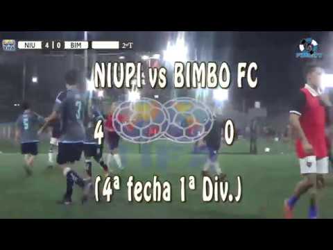 4 NIUPI vs BIMBO FC 0 (4ª fecha 1ª Div.) - 18/03/2018