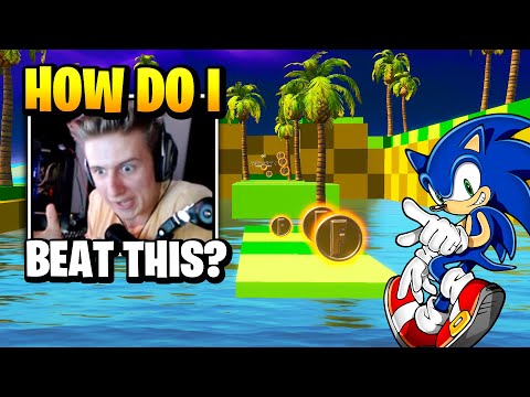 Symfuhny GOES CRAZY Playing This *EXTREMELY* HARD Sonic Deathrun Map | Fortnite Daily Funny Moments