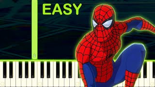 Spider-Man The New Animated Series - EASY Piano Tutorial