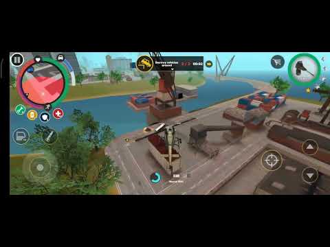 I destroyed rope hero vice town by a helicopter