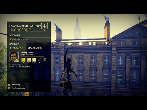 Assassin's Creed Syndicate PL - Szybka Misja 100% Poziom 9. Łowy Na Templariuszy.