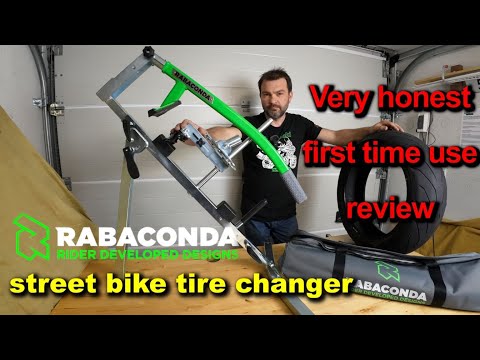 Rabaconda street bike tire changer - very honest first time use review