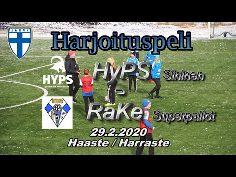 Harjoituspeli P11 HyPS Sininen vs RaKe Superpallot 29.2.2020