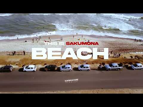 This is Sakumono Beach.