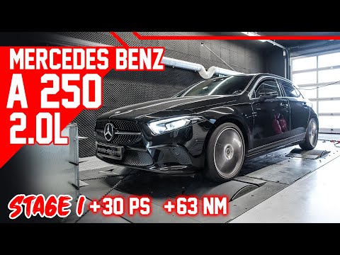 Mercedes Benz A 250 | Softwareoptimierung Stage 1 | 100-160 km/h & Prüfstand | mcchip-dkr