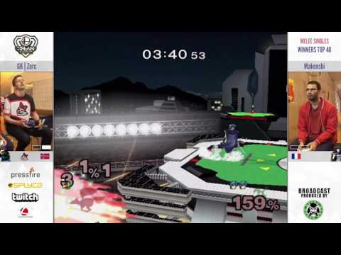 HFLAN - Zorc (Falco) vs. Makenshi (Marth) - Winners Top 48 - Melee Singles