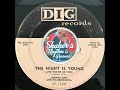 Johnny Otis And His Orchestra • The Night Is Young (And You're So Fine) • from 1957 on DIG #45-139