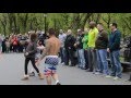 New York Street Acrobat Performance Central Park PART 1