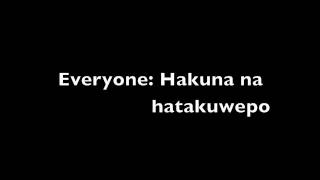 There's No One Like Jesus- English and Swahili