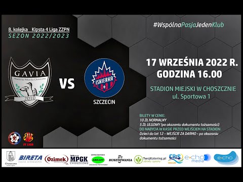 LIVE: Gavia Choszczno vs Iskierka Szczecin