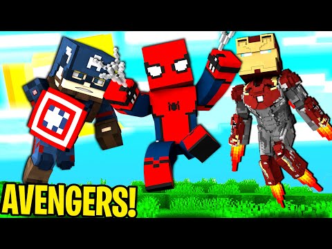 SONO DIVENTATO UN SUPER EROE DEGLI AVENGERS SU MINECRAFT - ITA