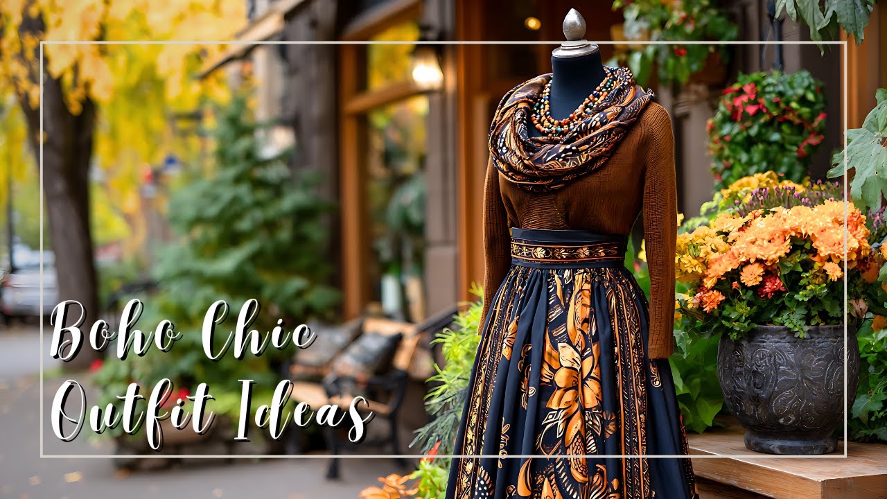 Boho Chic Outfit Ideas for Women Over 40 | December Wardrobe Inspiration