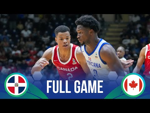 Dominican Republic v Canada | Full Basketball Game | FIBA AmeriCup 2025 Qualifiers