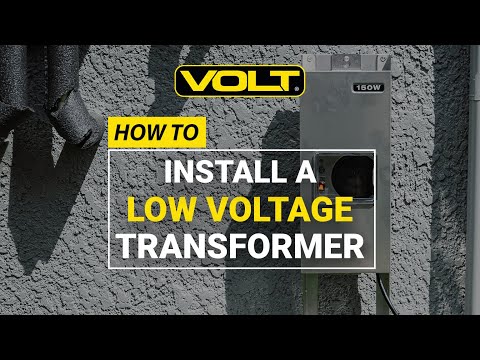 How to Install a Low Voltage Landscape Lighting Transformer/ Volt