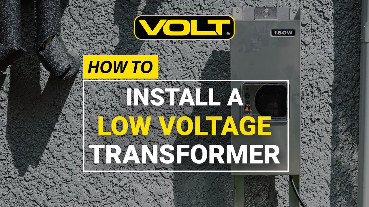 Installing a Transformer for Low Voltage Landscape Lighting