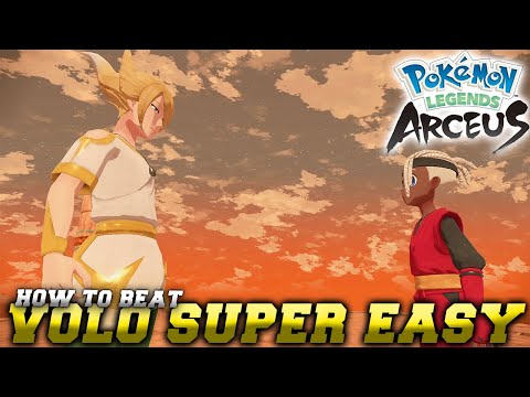 How to Beat Volo Super Fast & Easy - Pokemon Legends Arceus | Step by Step Guide (100% Confirmed)