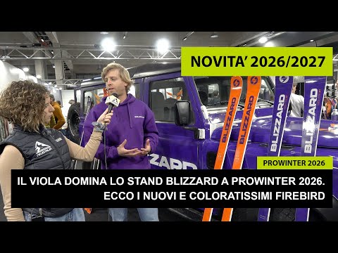 Purple dominates the Blizzard booth. Here are the new, colorful Firebirds.