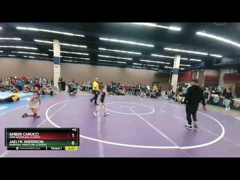 57-61 Lbs Round 2 - Jaelyn Anderson, Nebraska Wrestling Academy Vs Amber Carucci, Apex Grappling A