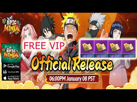 Epic Ninja God Gameplay - Free VIP Naruto RPG Android iOS APK