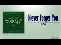 iKON – Never Forget You (잊어볼게) [Rom|Eng Lyric]