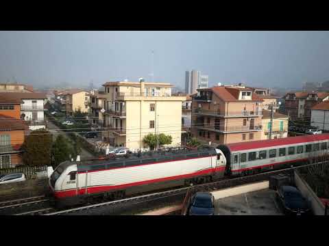 [8K] E.402 con NightJet 295 in transito a Monterotondo