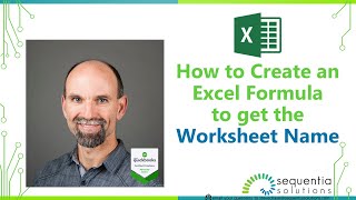How to Create an Excel Formula to get the Worksheet Name