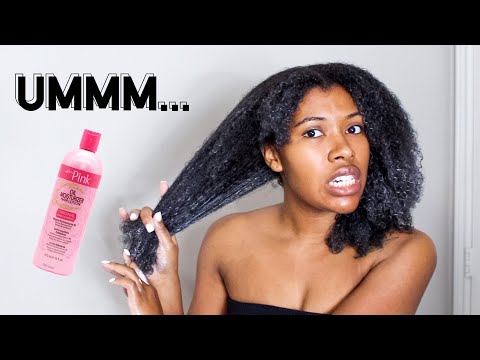 USING ONLY LUSTER'S PINK LOTION FOR MY WASH AND GO!...