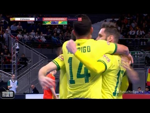 Melhores Momentos Espanha X Brasil | Amistoso Internacional de Futsal 2019 (05/02/2019)